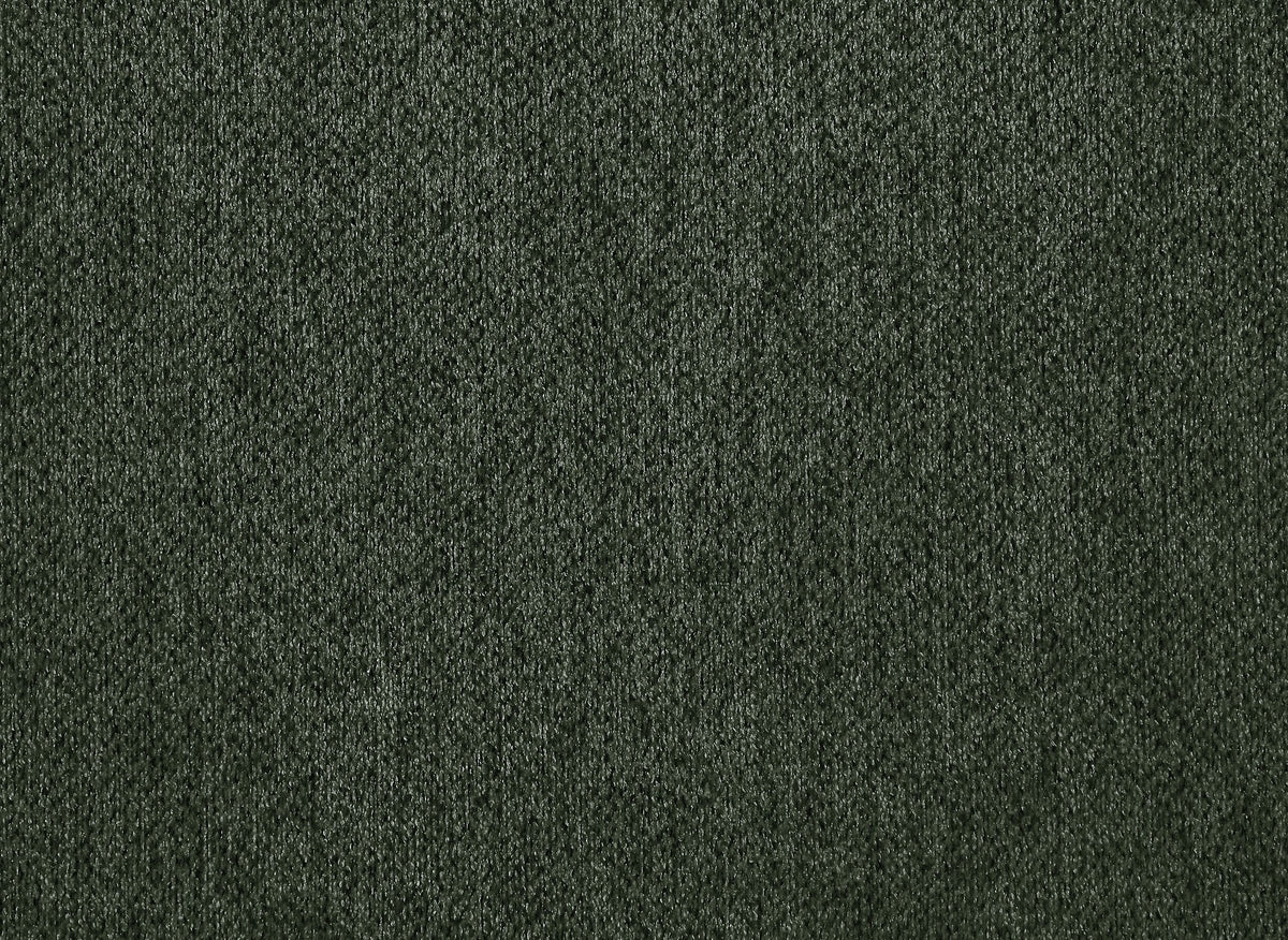 Canapé d'angle convertible avec coffre en tissu texturé vert olive ANGELINE - Angle gauche