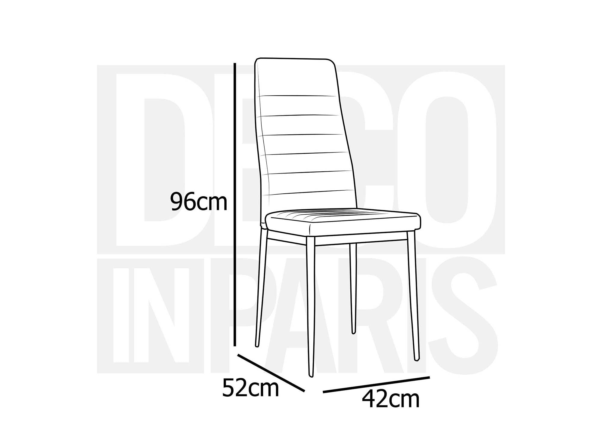Ensemble table à manger extensible + 6 chaises blanc GISBORNE