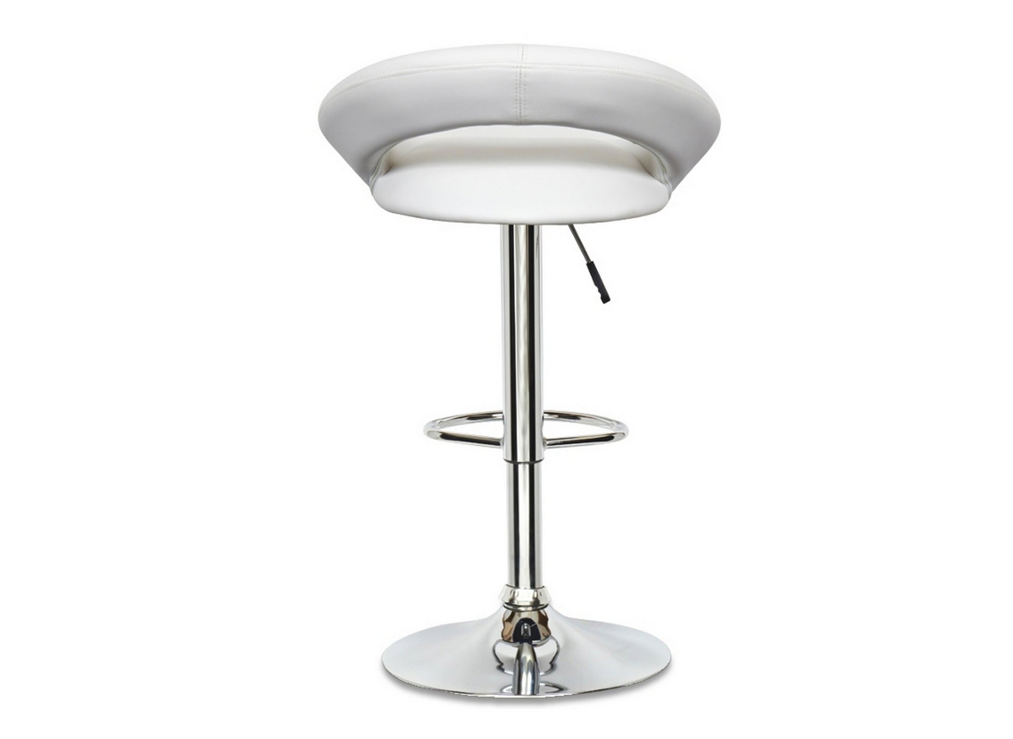 Lot de 2 tabourets de bar blanc JETI