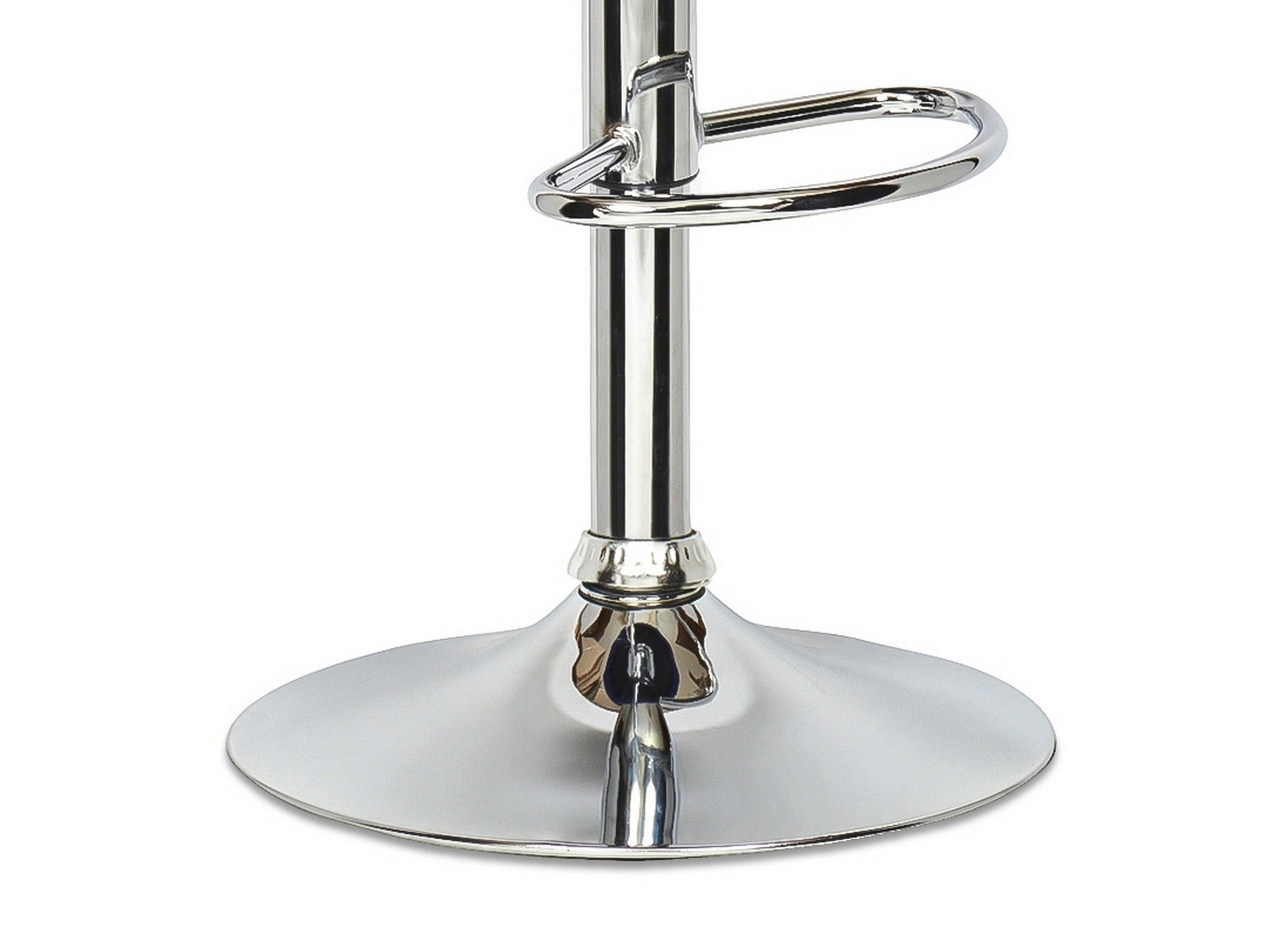 Lot de 2 tabourets de bar blanc et noir LOCAS