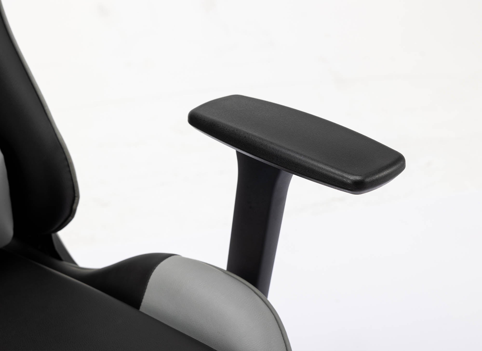 Fauteuil gaming en simili cuir noir et gris ELMAR