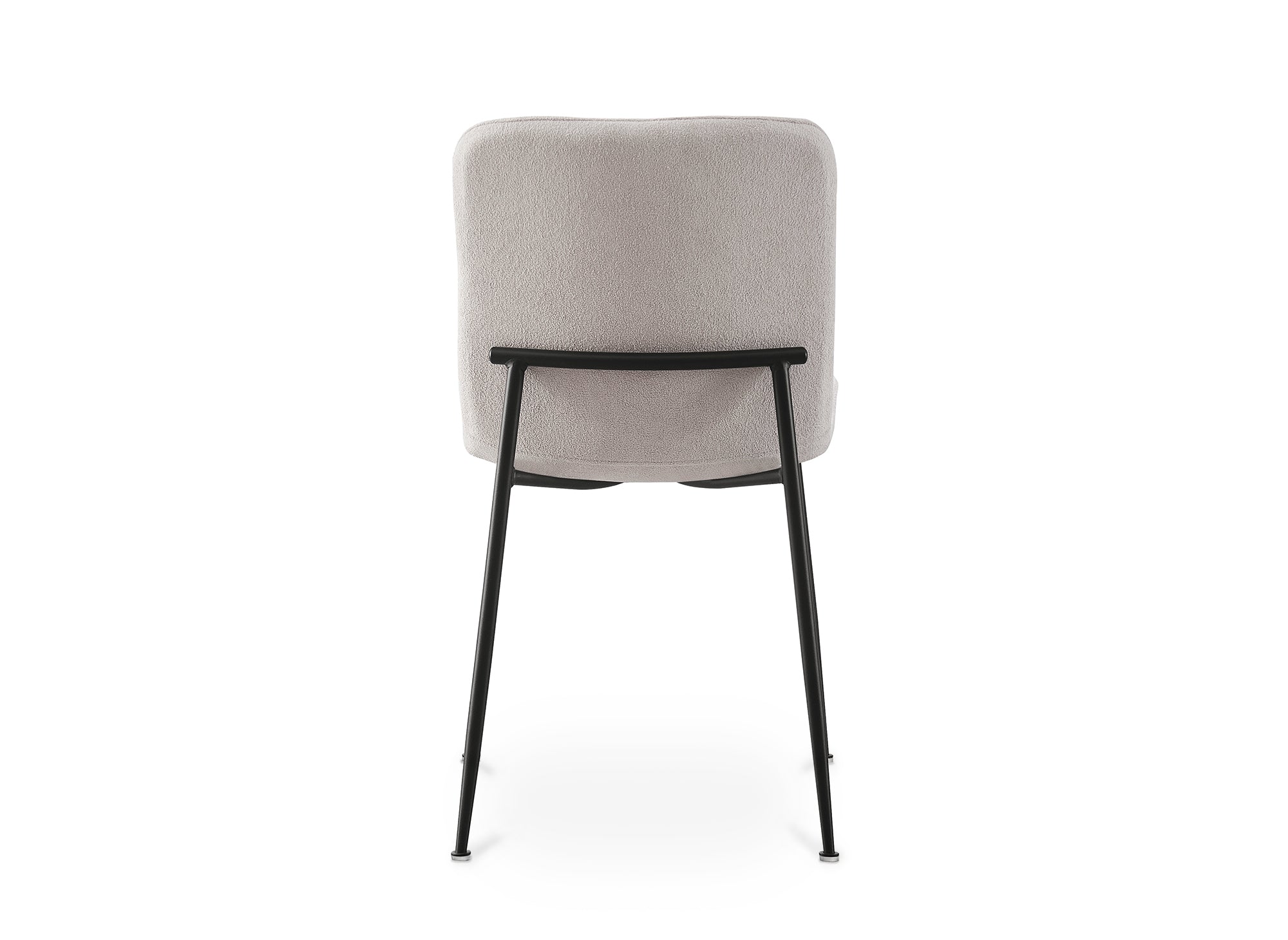 Lot de 4 chaises en tissu beige CHERYL
