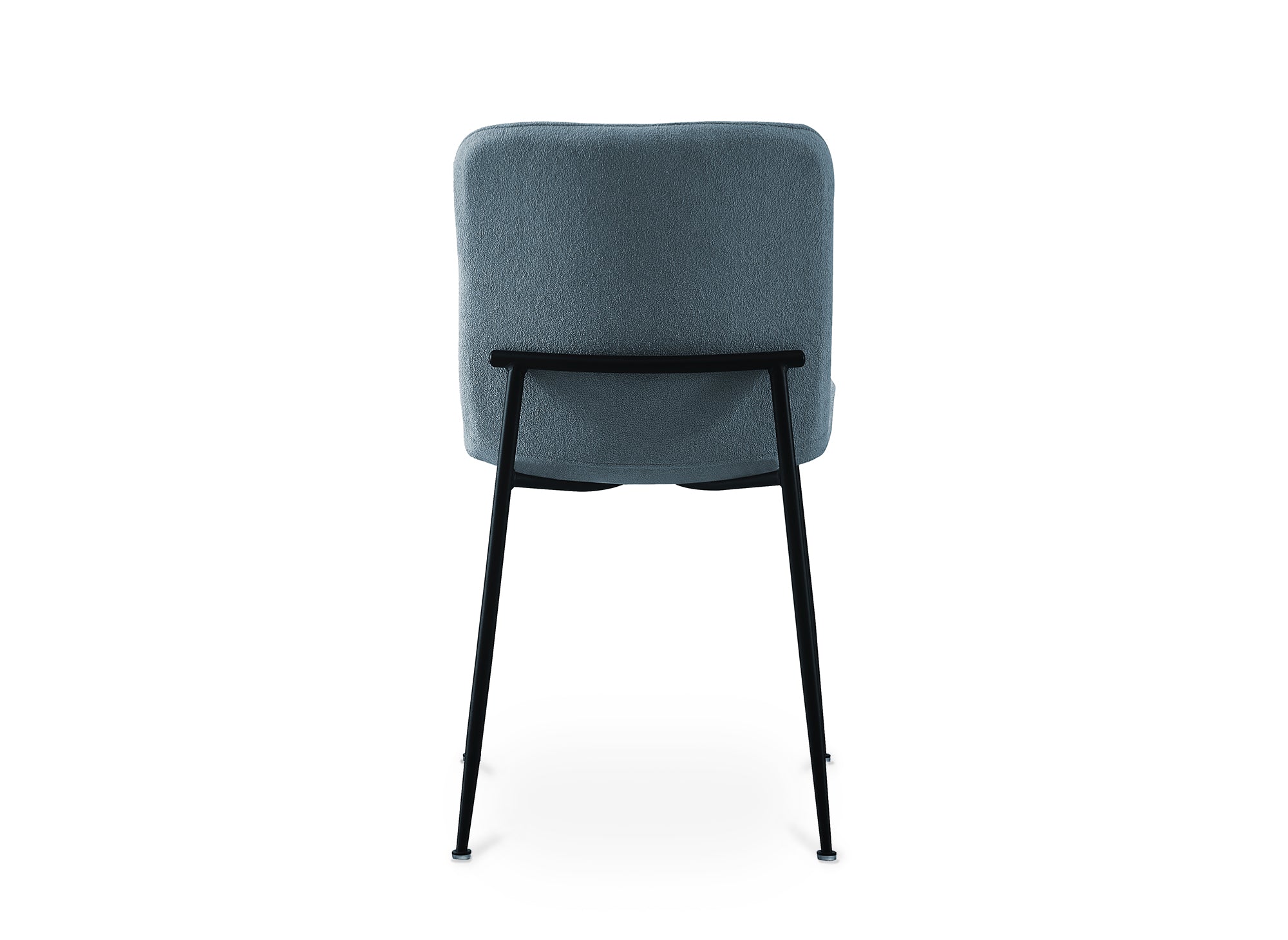 Lot de 4 chaises en tissu bleu CHERYL
