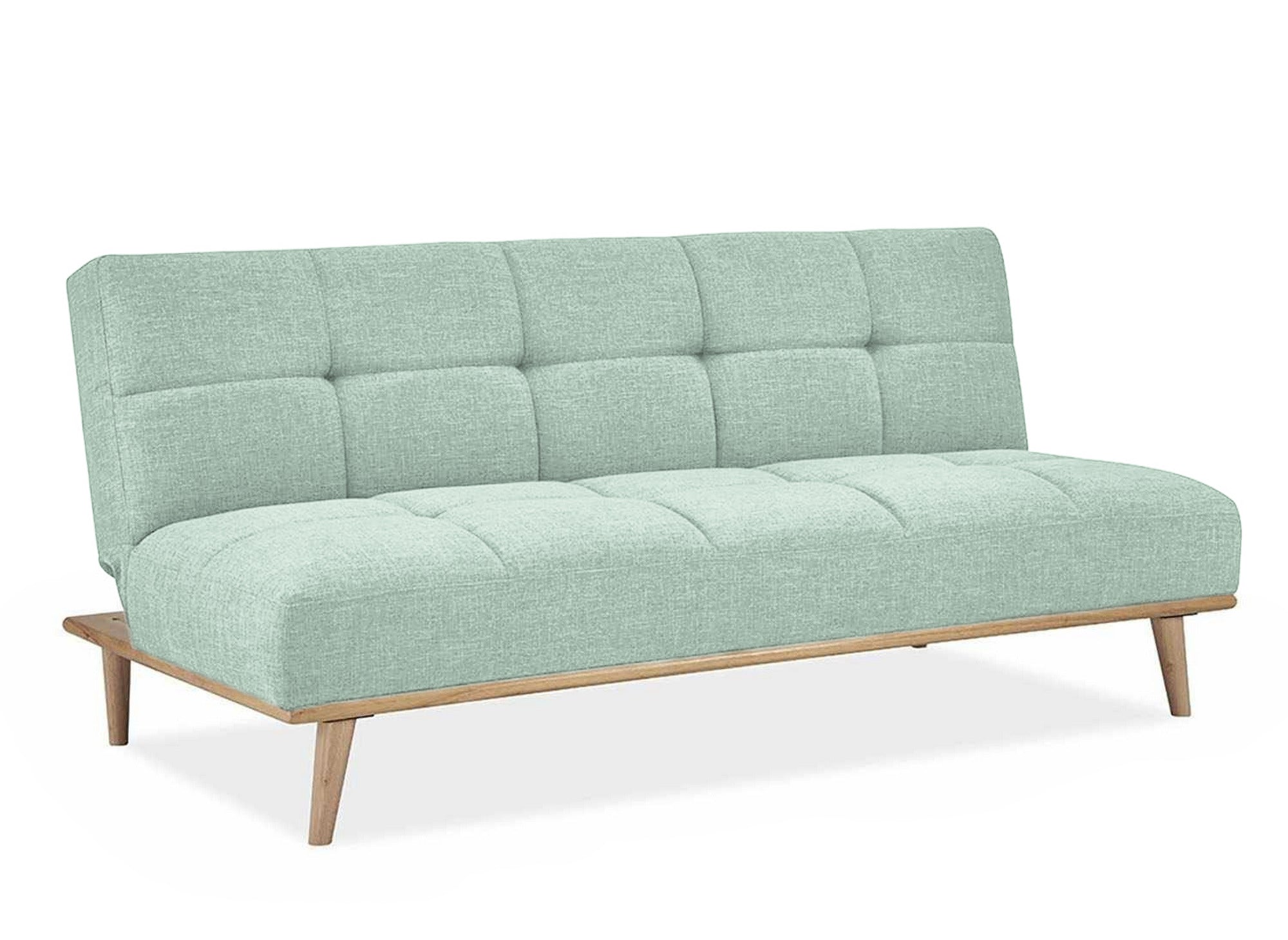 Banquette clic clac scandinave 3 places vert d'eau JESSY