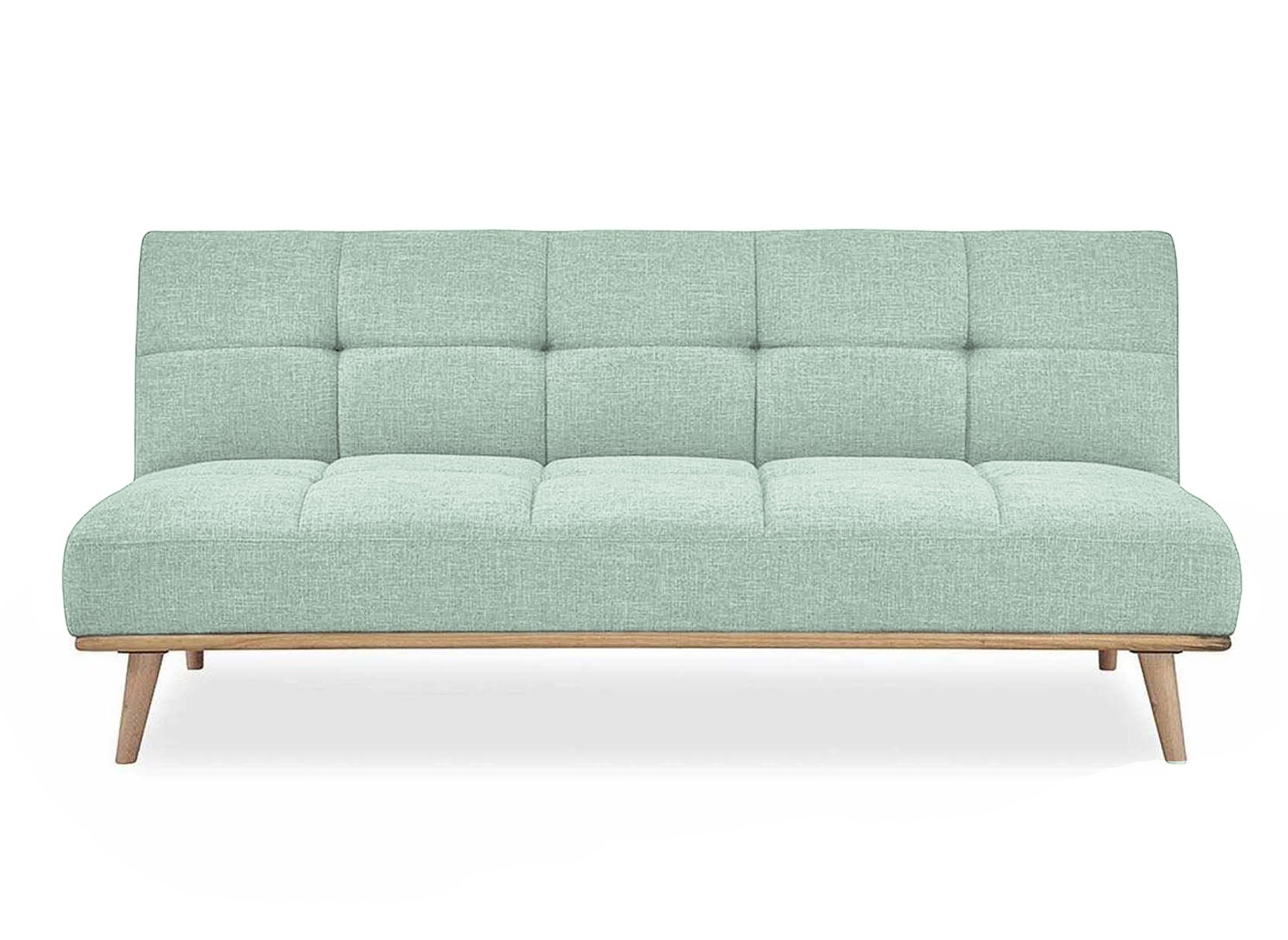 Banquette clic clac scandinave 3 places vert d'eau JESSY