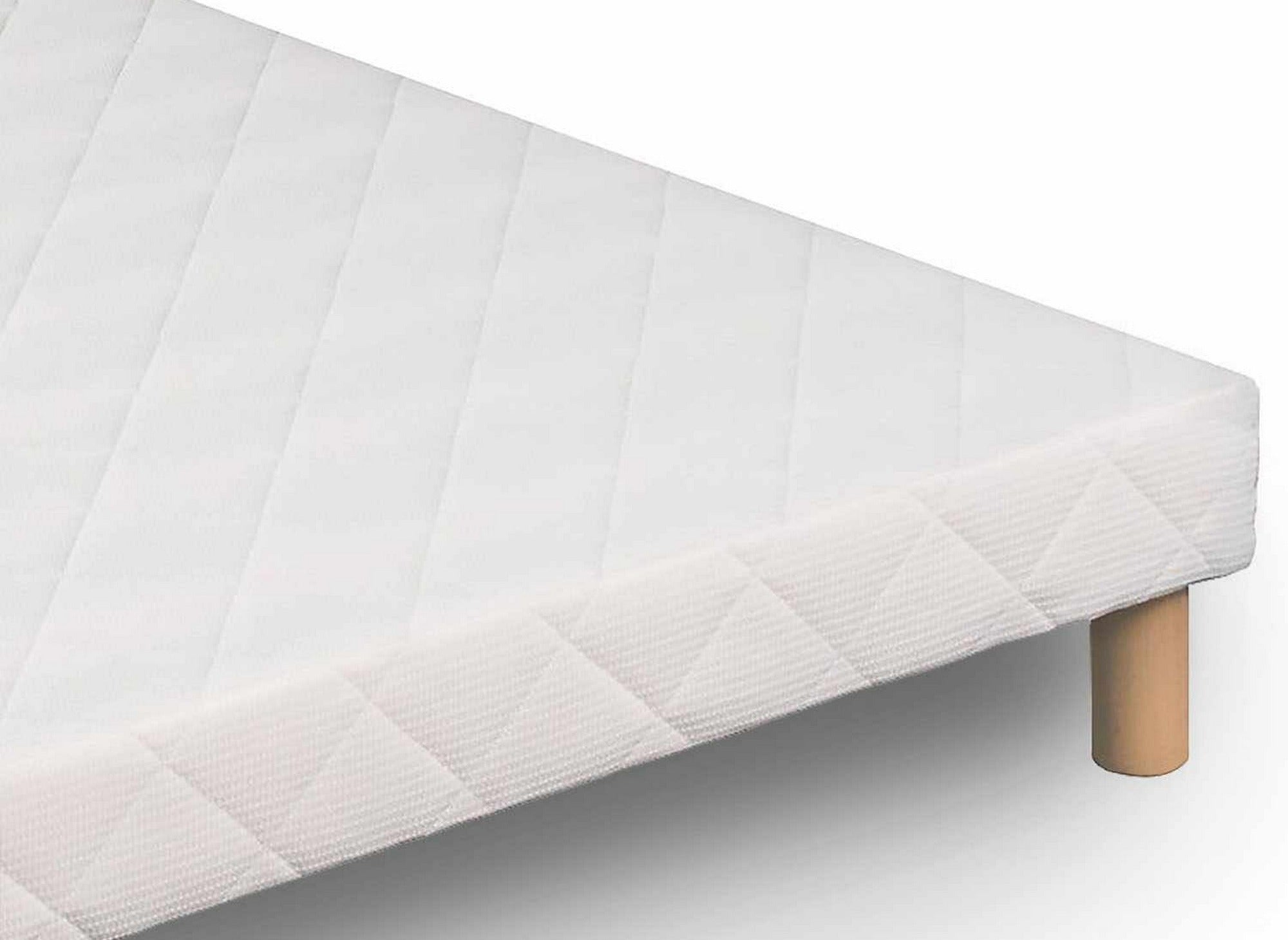 Ensemble 140x190 sommier tapissier + Matelas en mousse 20 cm - AWAN