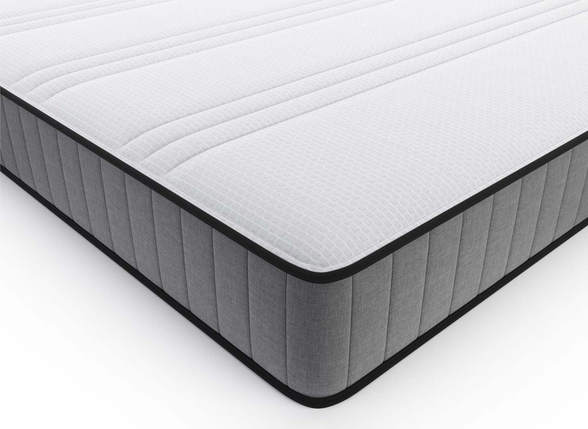 Ensemble 140x190 sommier tapissier + Matelas en mousse 20 cm - AWAN