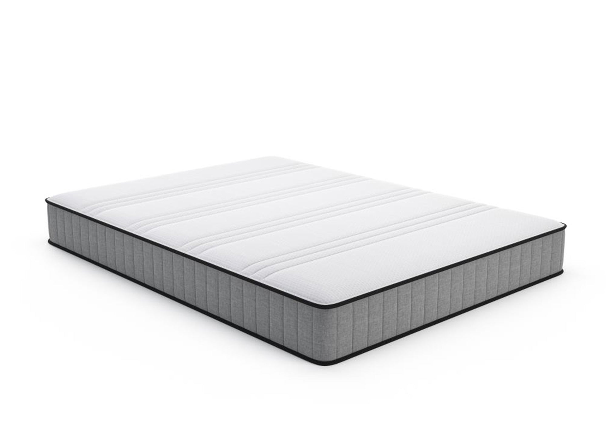 Ensemble 140x190 sommier tapissier + Matelas en mousse 20 cm - AWAN
