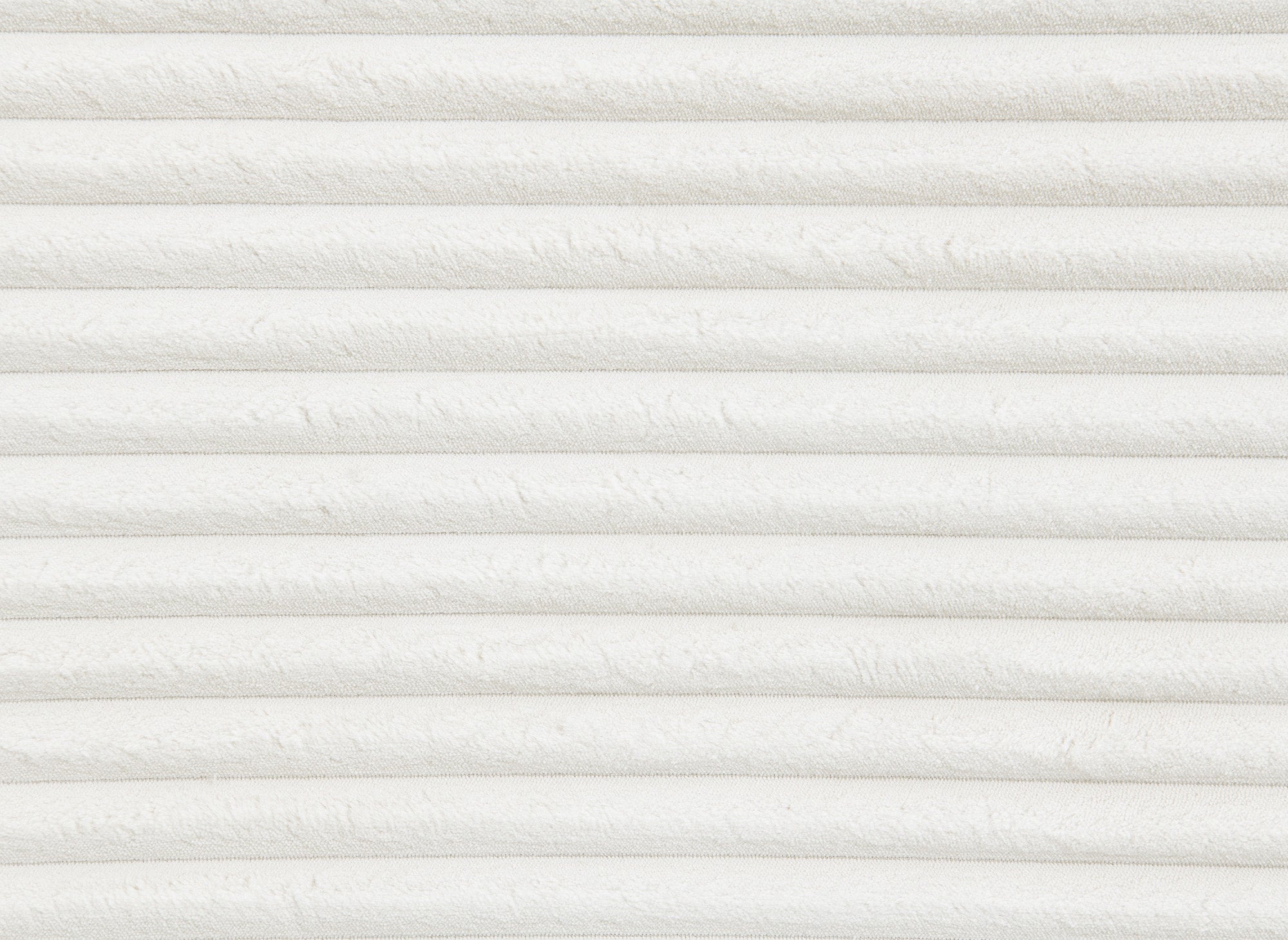 Canapé panoramique convertible avec coffre en velours gros côtelé beige TILDA - Angle gauche