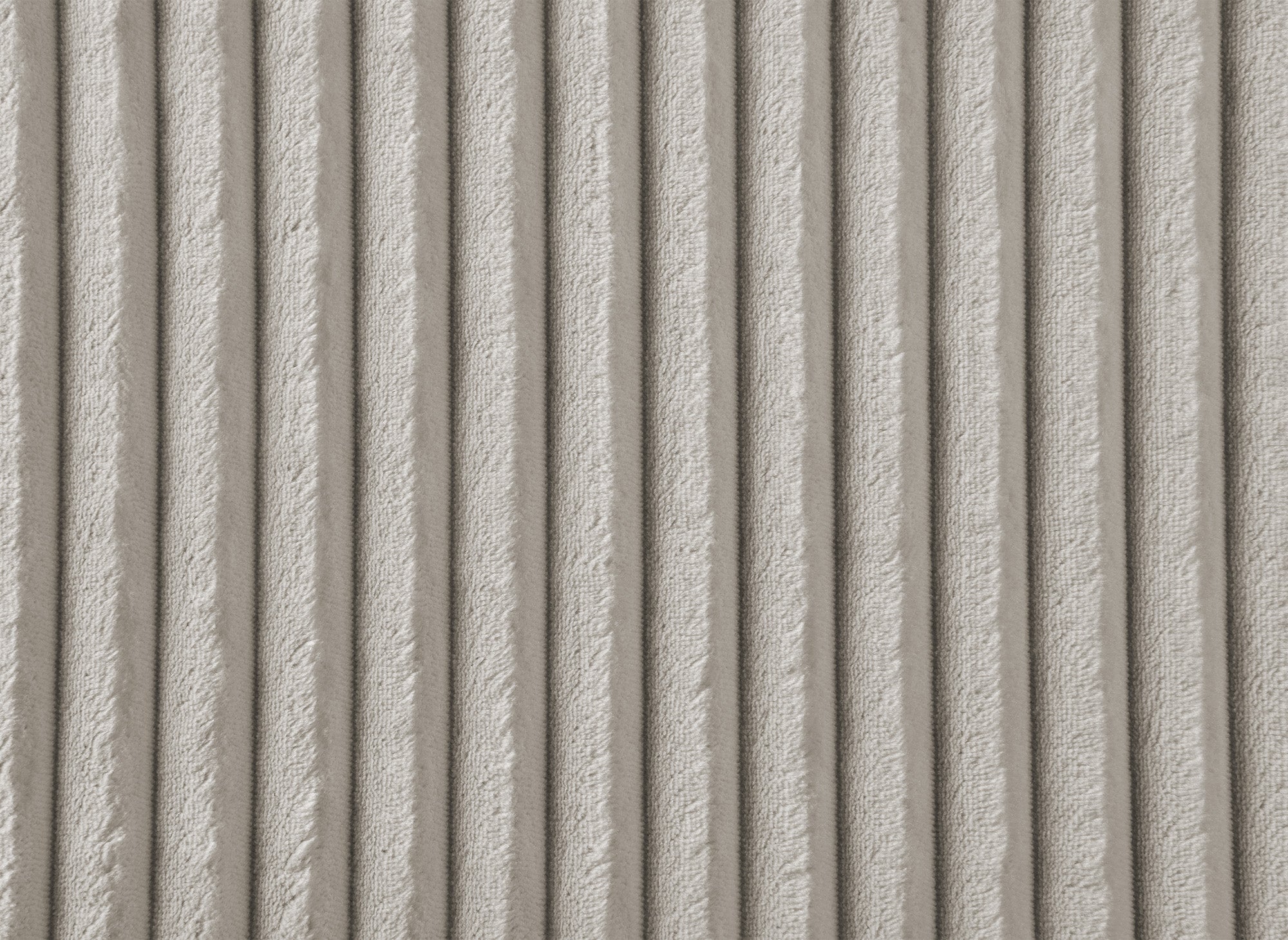 Canapé d'angle réversible convertible avec coffre en velours côtelé épais taupe NOELIA