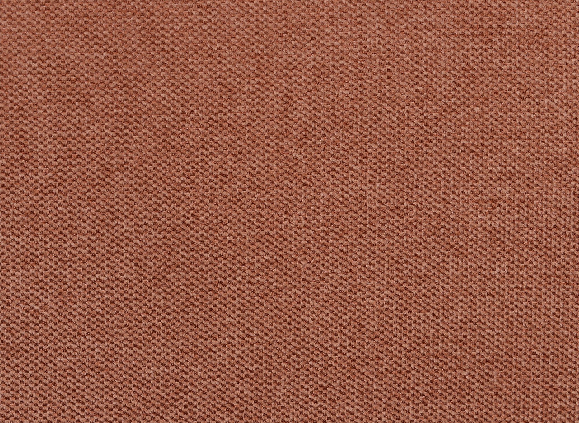 Canapé d'angle convertible avec coffre en tissu terracotta HAVEN - Angle droit