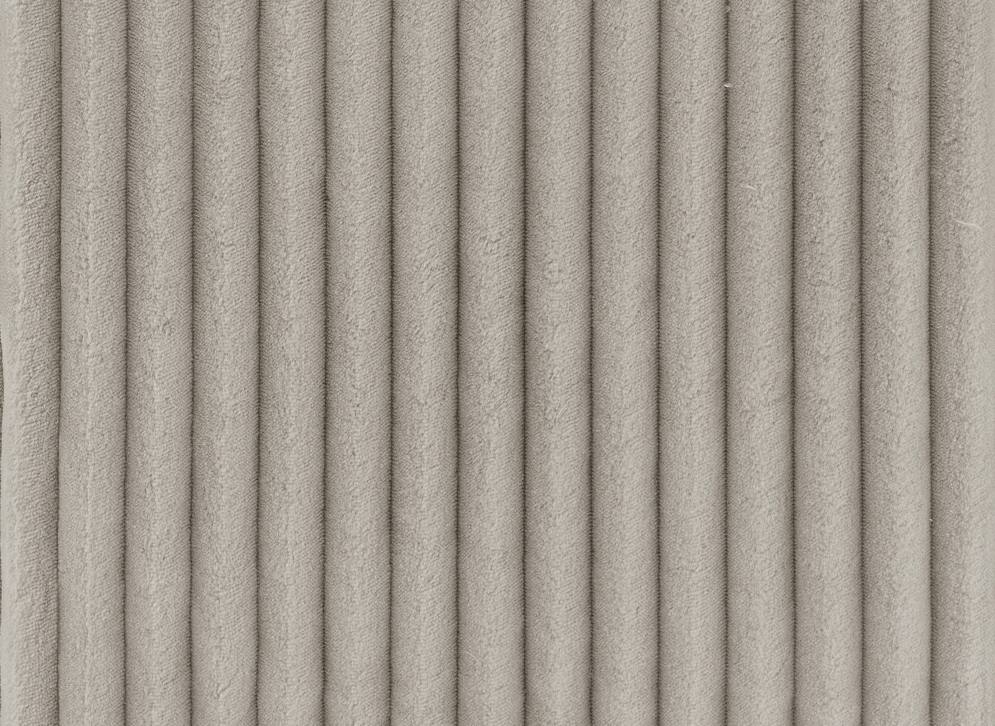 Canapé d'angle convertible et réversible avec coffre en velours côtelé épais taupe ADRYEN