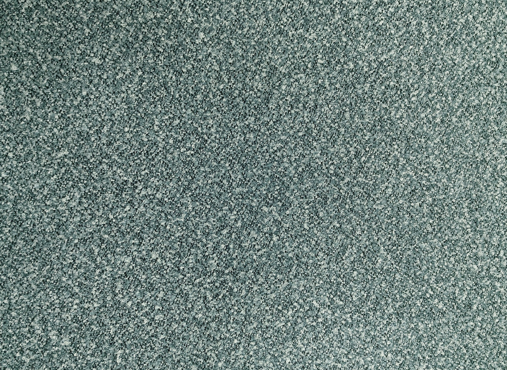 Canapé 3 places en tissu bouclette vert d'eau EZRA