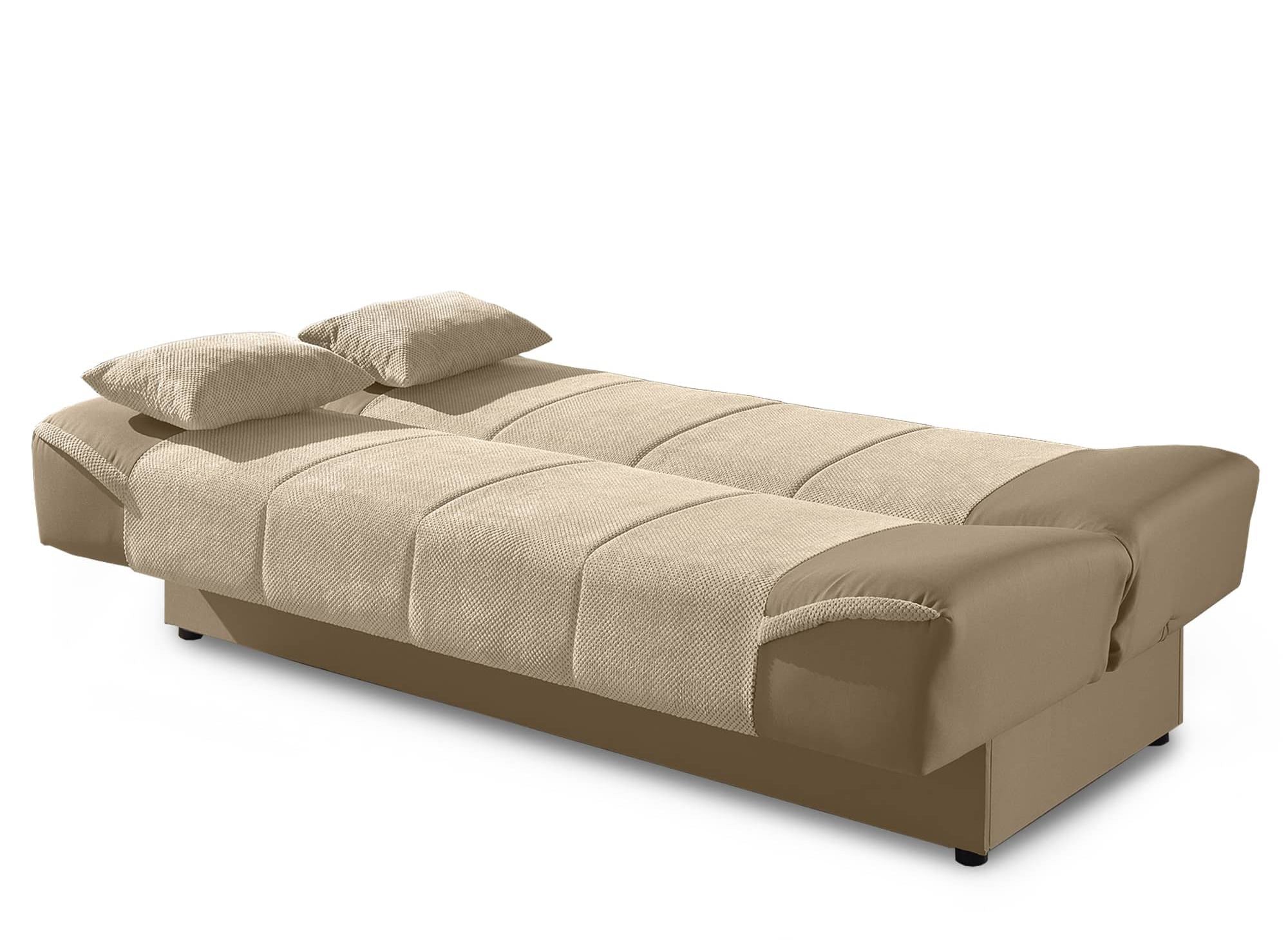 Canapé clic clac beige convertible NATI