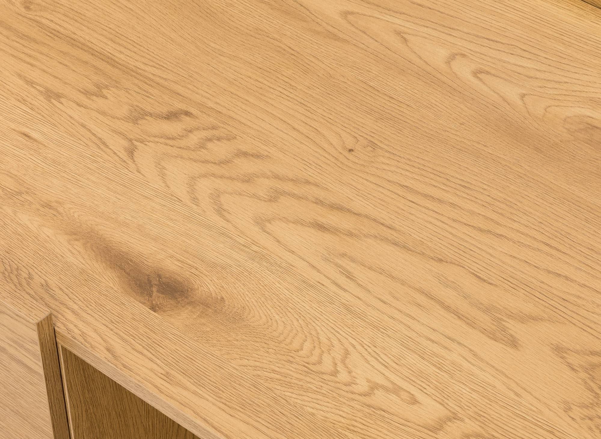 Table basse 2 tiroirs en bois couleur chêne SACHA