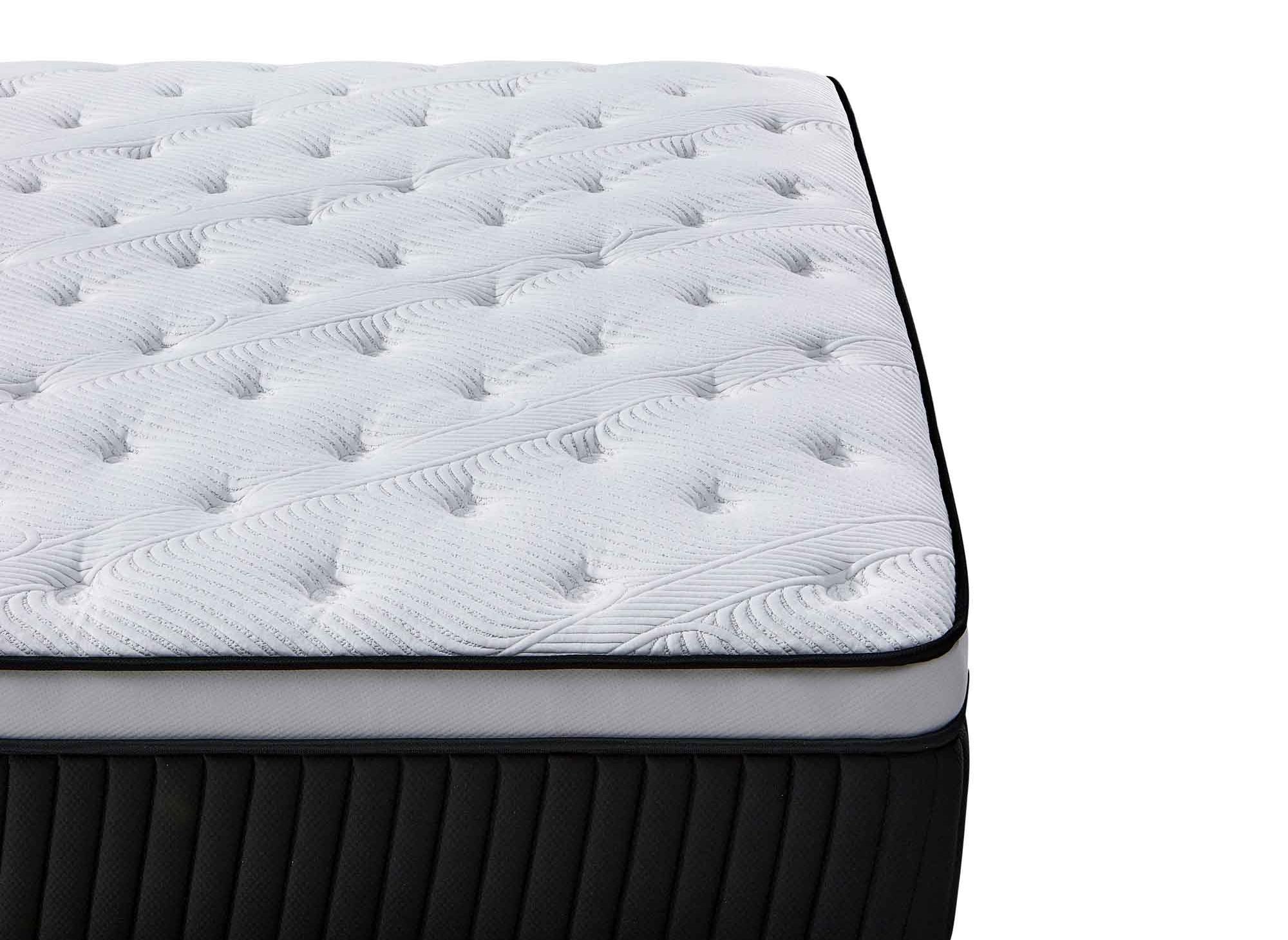 Matelas hybride mémoire de forme 160 x 200 cm épaisseur 37 cm - PILLOW