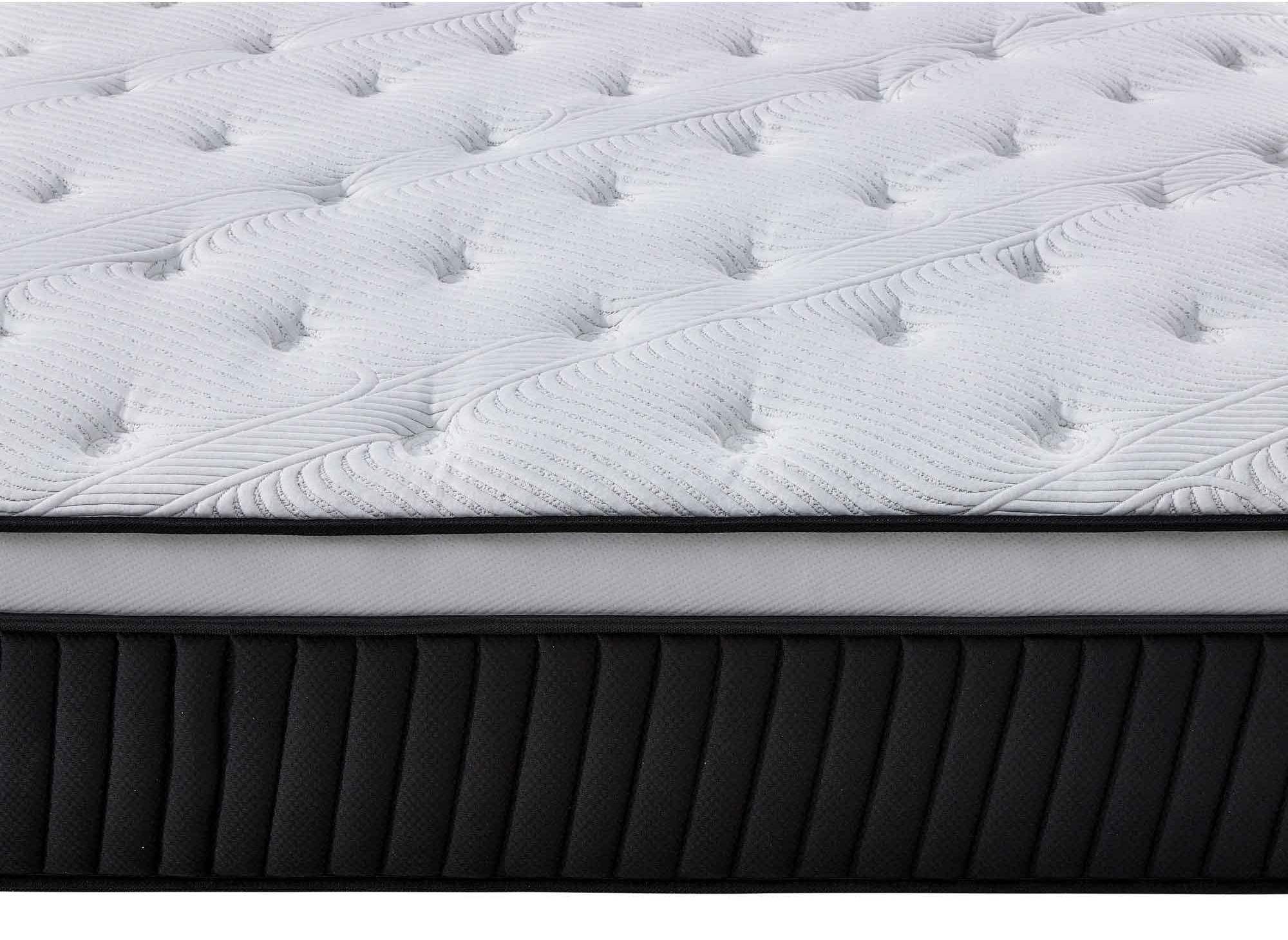 Matelas hybride mémoire de forme 140 x 190 cm épaisseur 37 cm - PILLOW