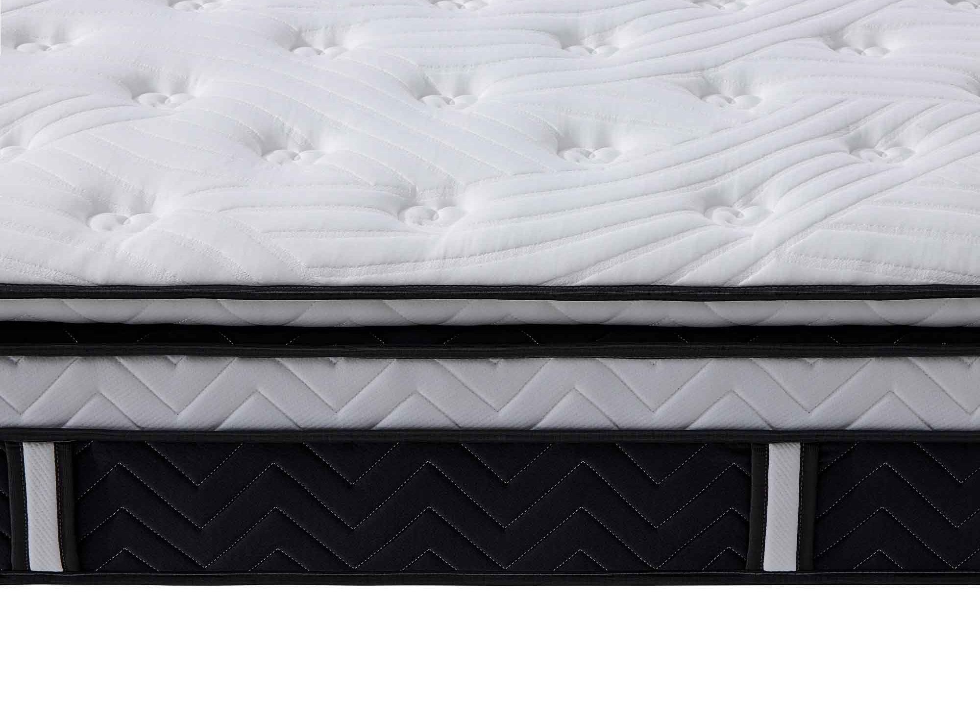 Matelas hybride mémoire de forme 160 x 200 cm épaisseur 35 cm - CLOUDY