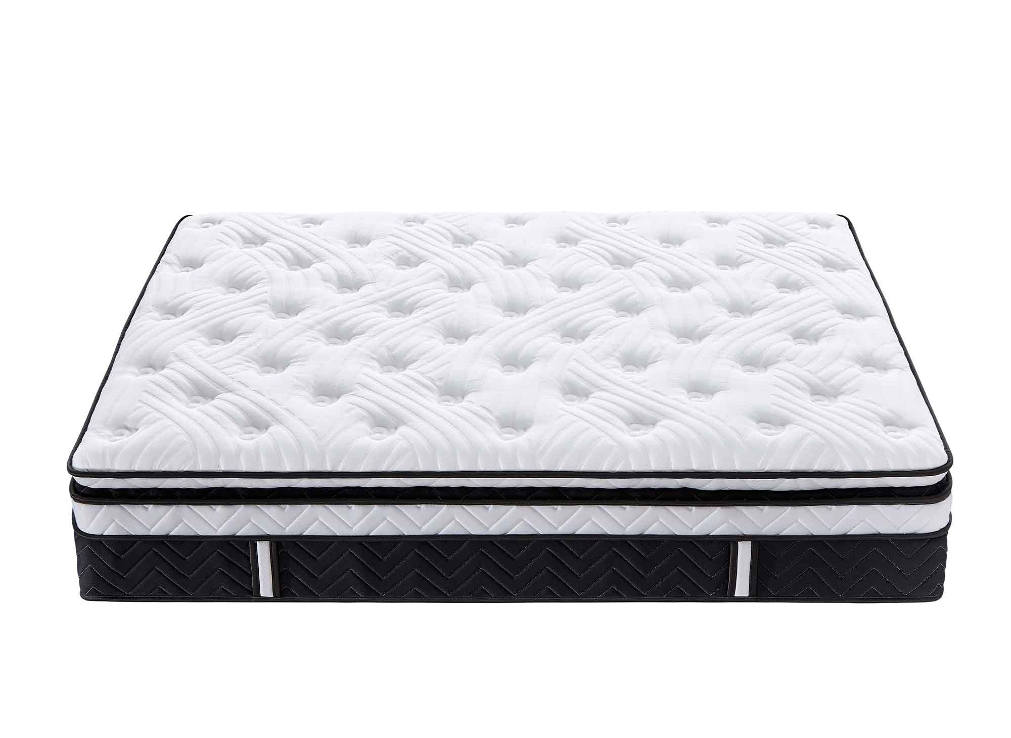 Matelas hybride mémoire de forme 180 x 200 cm épaisseur 35 cm - CLOUDY