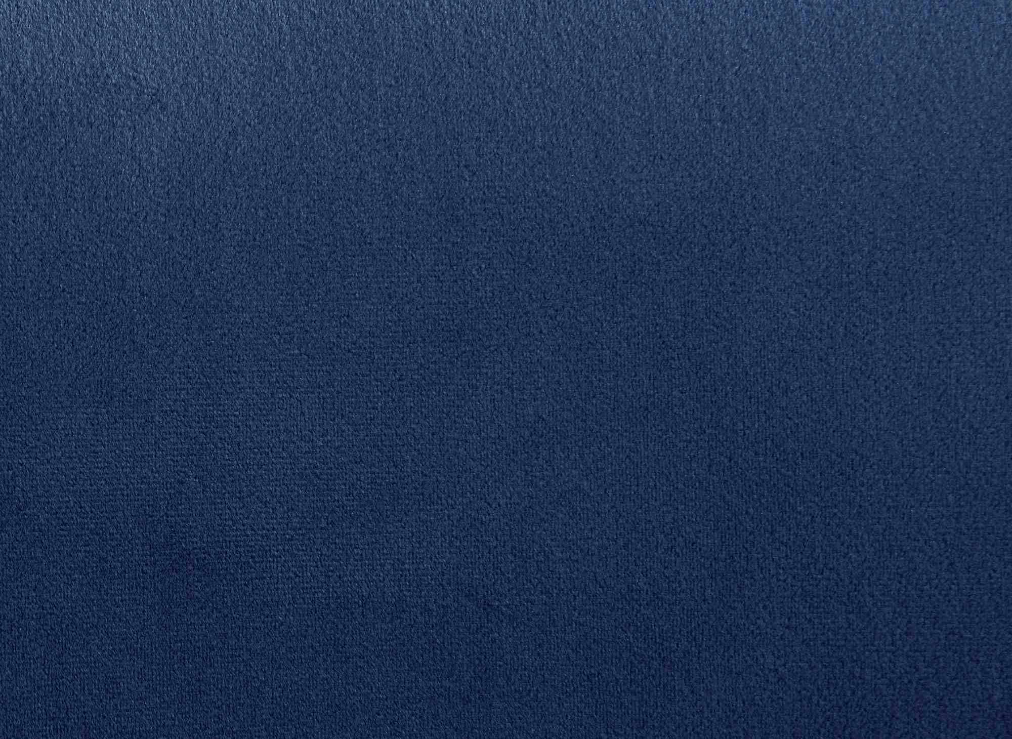 Canapé clic clac en velours bleu foncé avec porte-gobelet LIMA