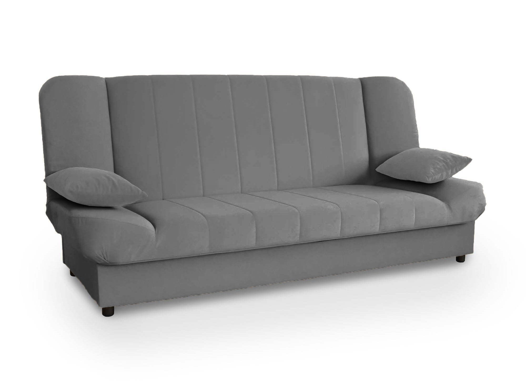 Canapé clic-clac convertible gris KOTI