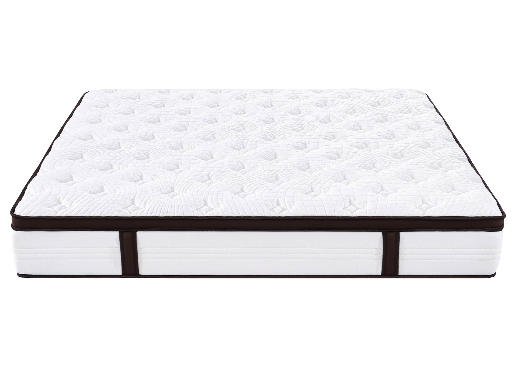 Matelas hybride mousse et ressorts ensachés 140 x 190 cm épaisseur 30 cm MANOA