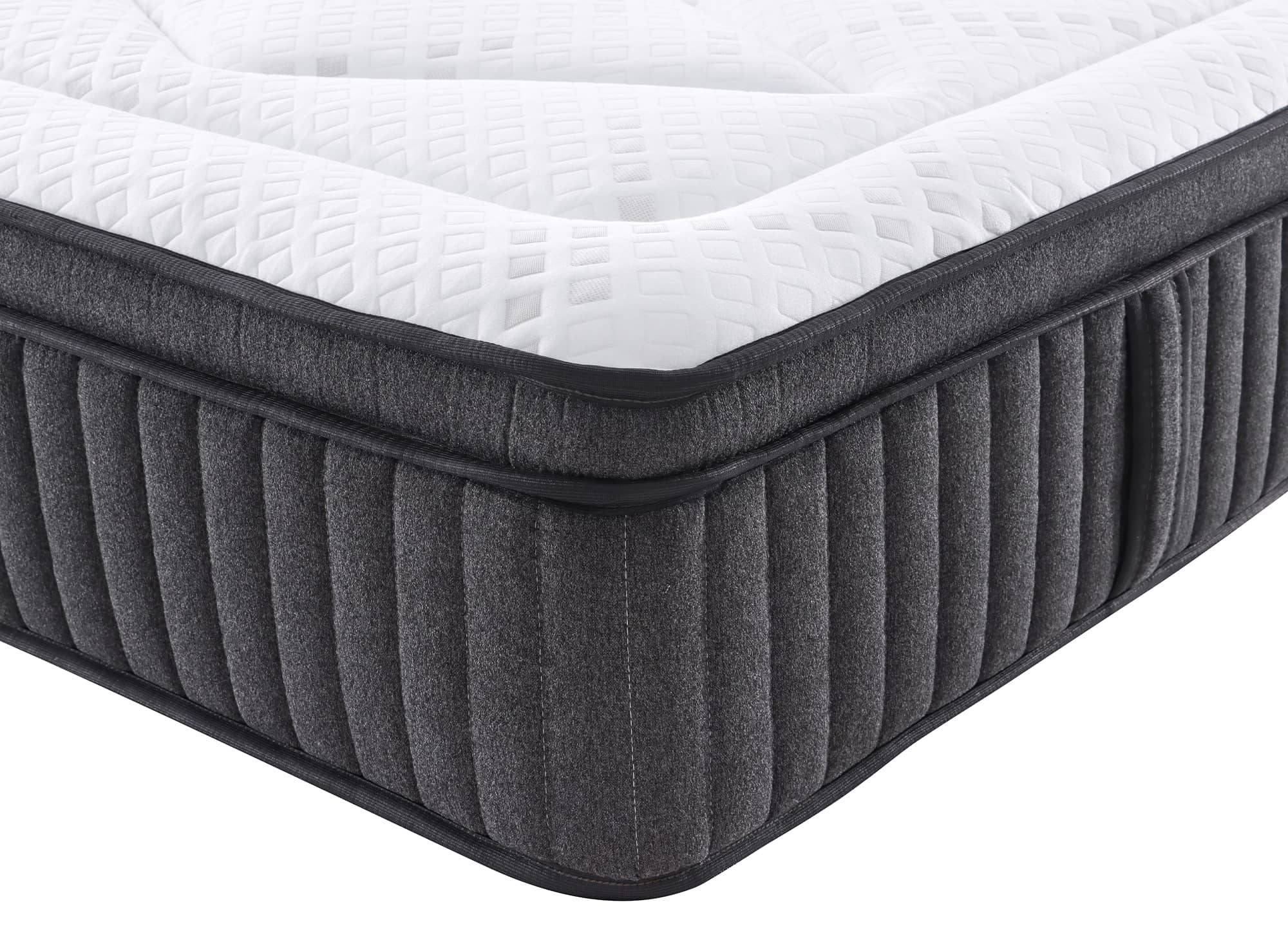 Matelas hybride ressorts ensachés 160 x 200 cm épaisseur 30 cm ASTRO