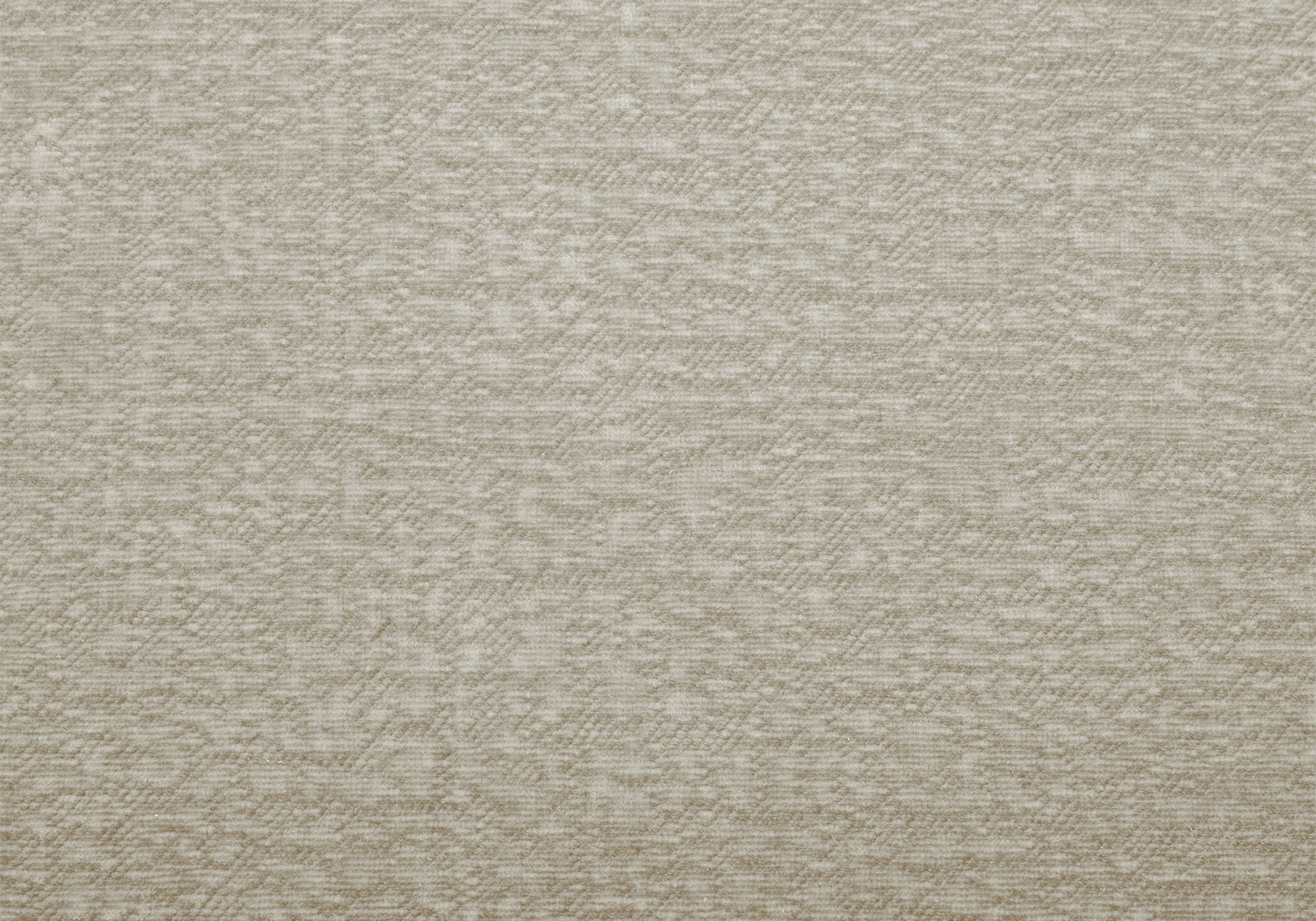 Canapé droit fixe 5 places en velours tissé beige IMENIA