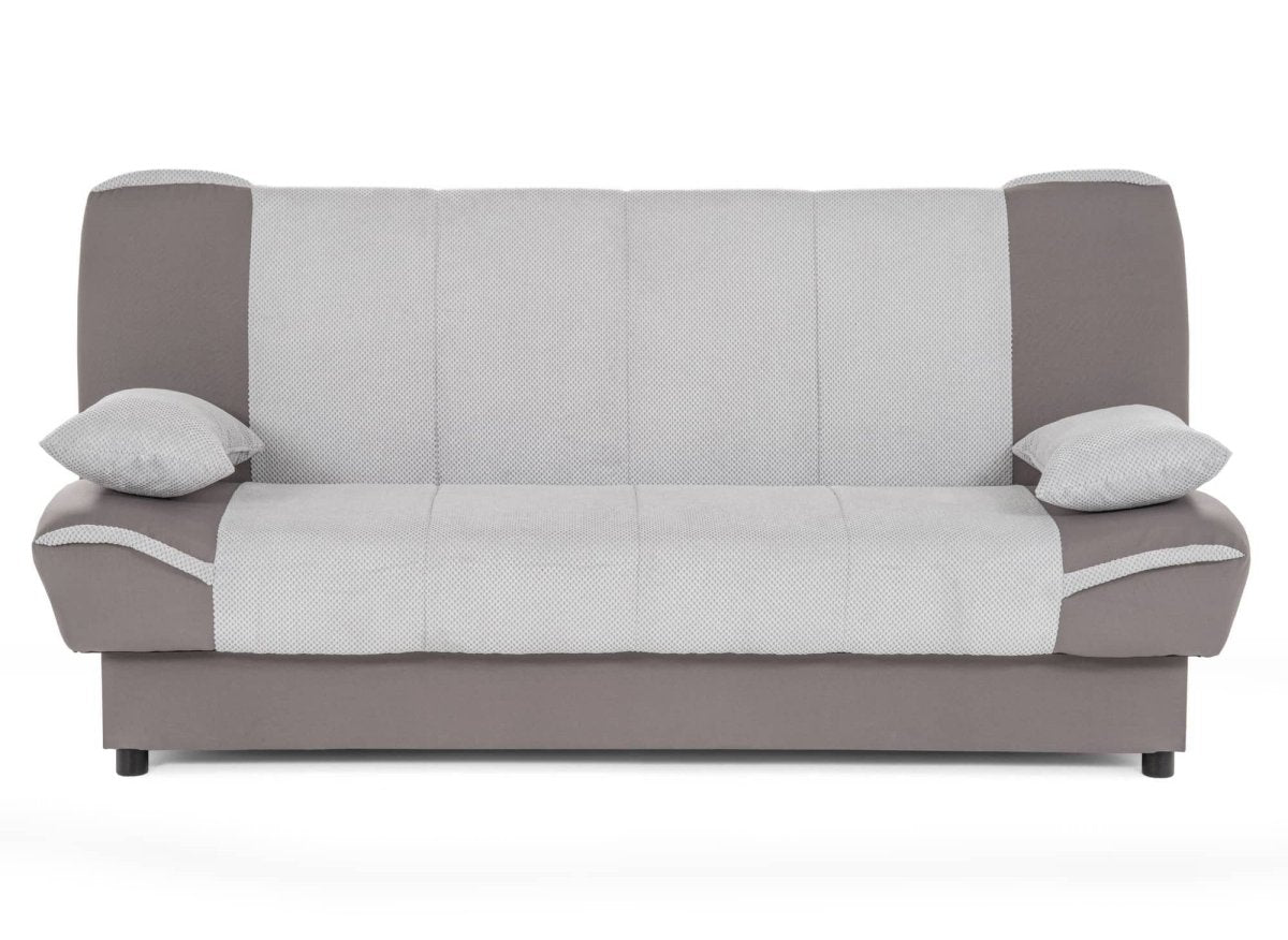 Canapé clic clac gris convertible NATI - DécoInParis