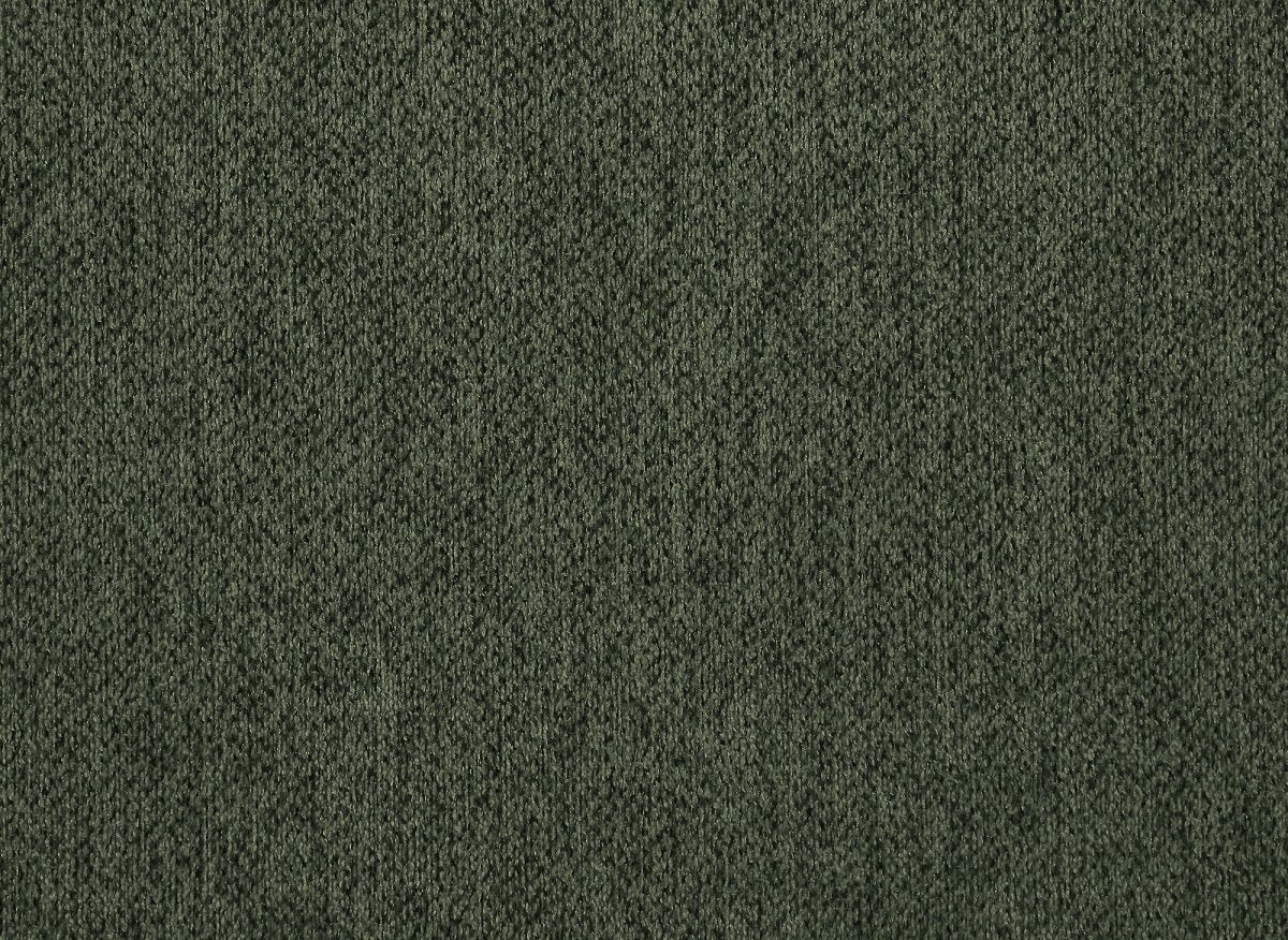 Canapé d'angle convertible avec coffre en tissu texturé vert olive BERENICE - Angle droit - DécoInParis