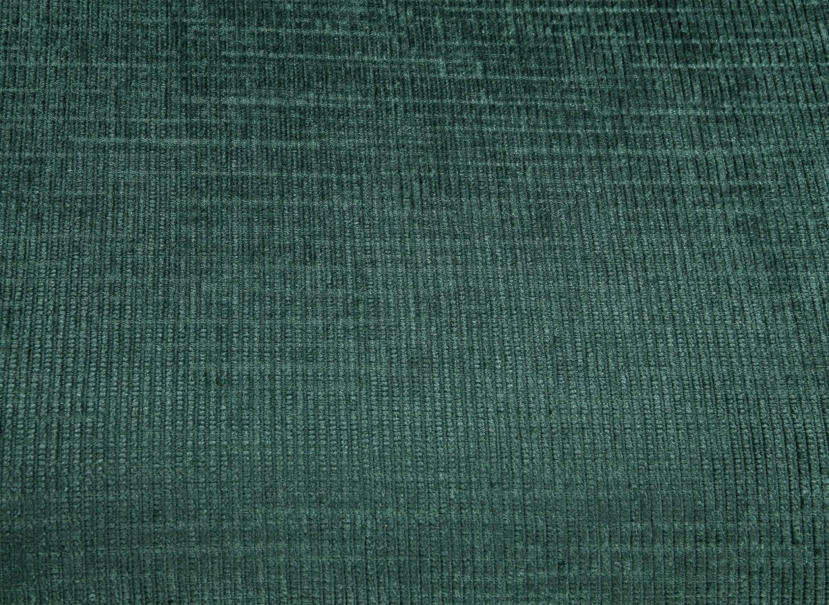 Canapé d'angle convertible avec coffre en velours chiné vert LUFY - Angle droit - DécoInParis