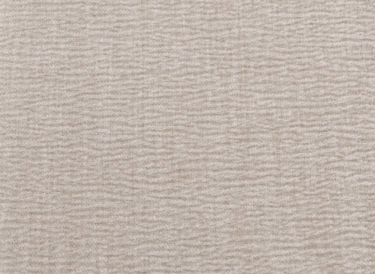 Canapé d'angle convertible et réversible avec coffre en velours tissé beige MADALENA - DécoInParis