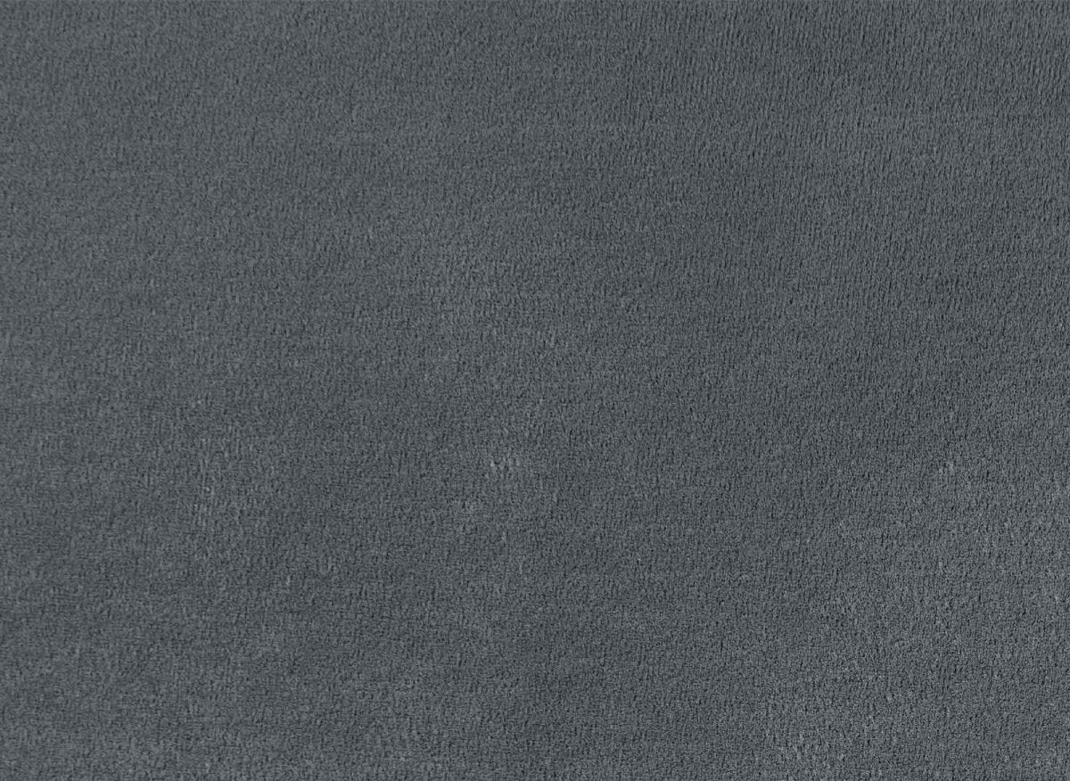 Canapé droit fixe 3 places en velours gris CELINE - DécoInParis