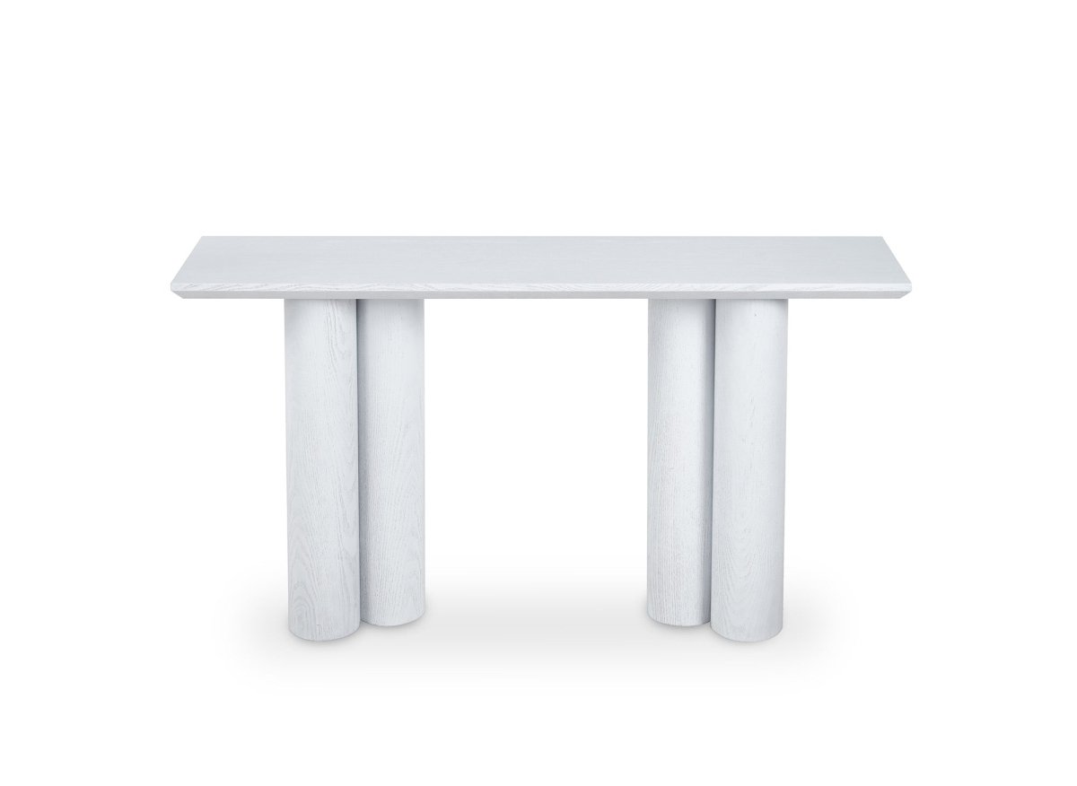 Console blanche pieds forme organique ROSALIA - DécoInParis