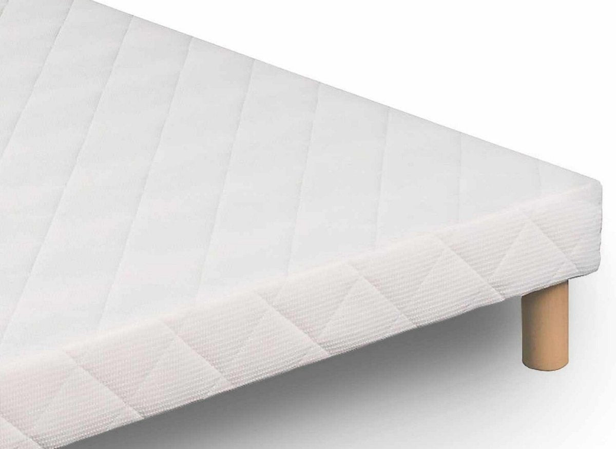 Ensemble 140x190 sommier tapissier + Matelas en mousse 20 cm - AWAN - DécoInParis
