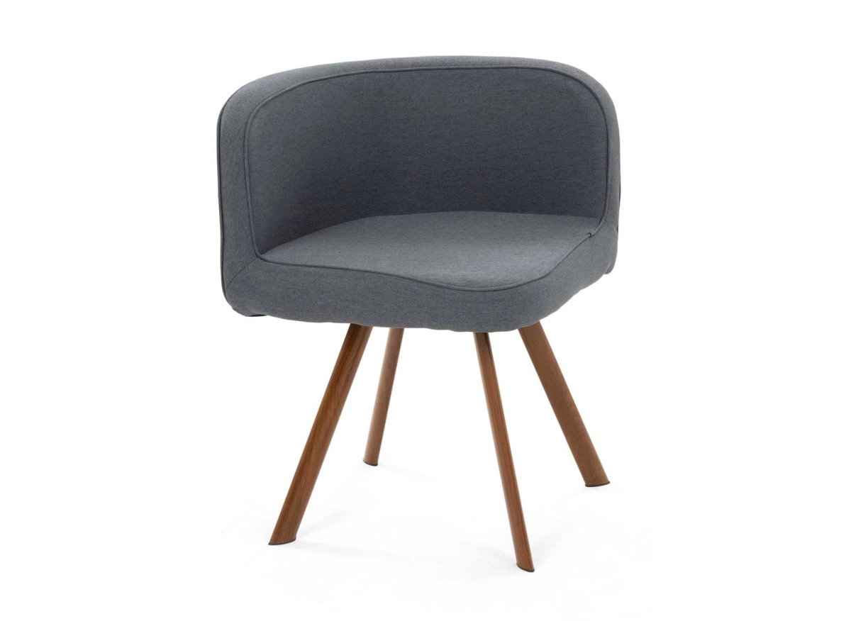 Ensemble table + 4 chaises encastrables grises FLEN - DécoInParis