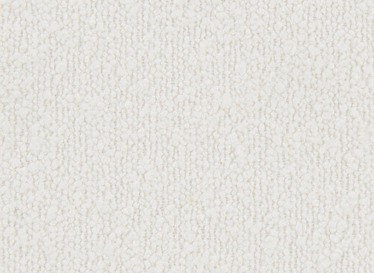 Fauteuil effet peau de mouton blanc écru BELLA - DécoInParis