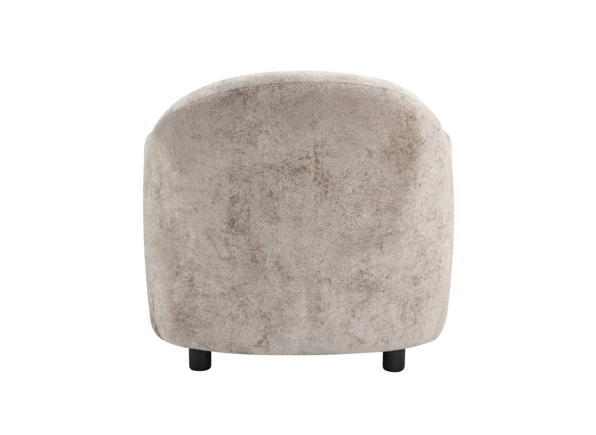 Fauteuil en velours beige SWING - DécoInParis