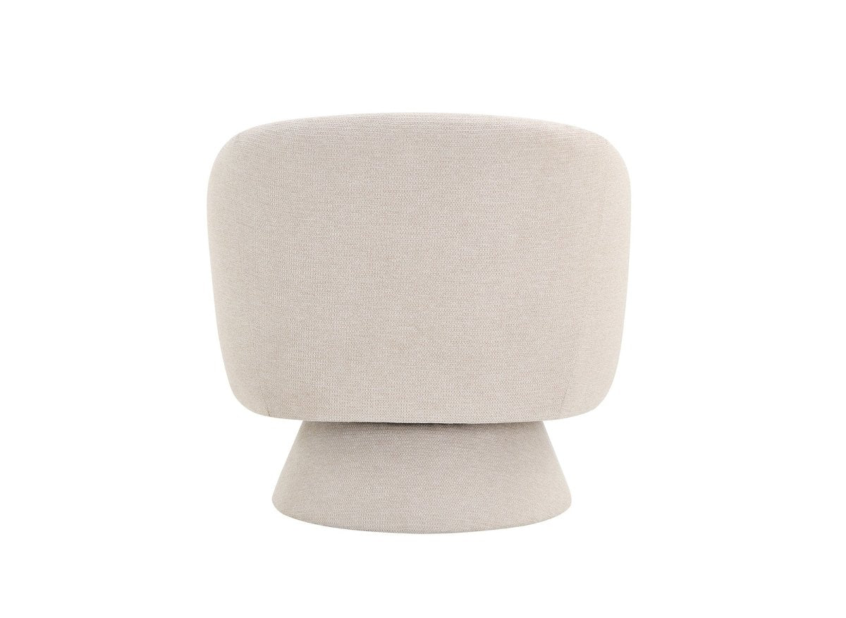 Fauteuil pivotant beige SENZ - DécoInParis