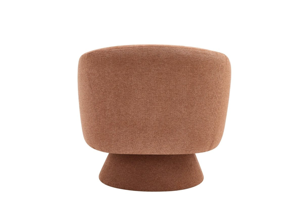 Fauteuil pivotant terracotta SENZ - DécoInParis