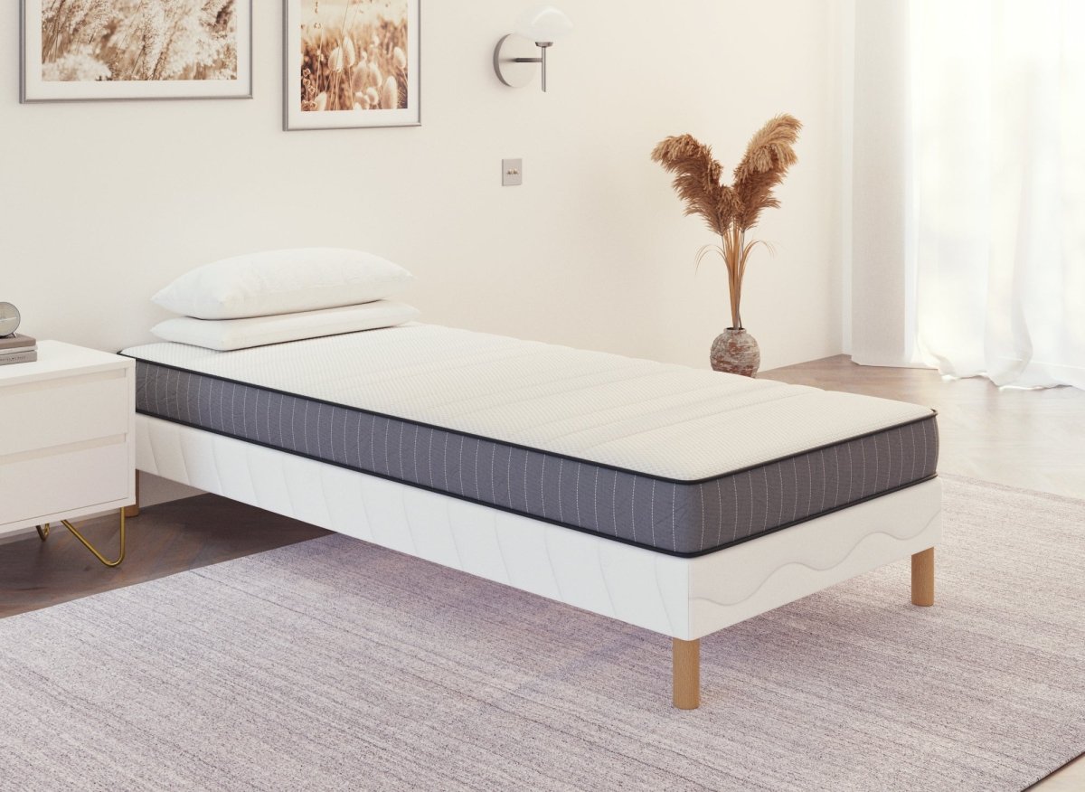Matelas en mousse 90 x 190 cm épaisseur 15 cm WOLK - DécoInParis
