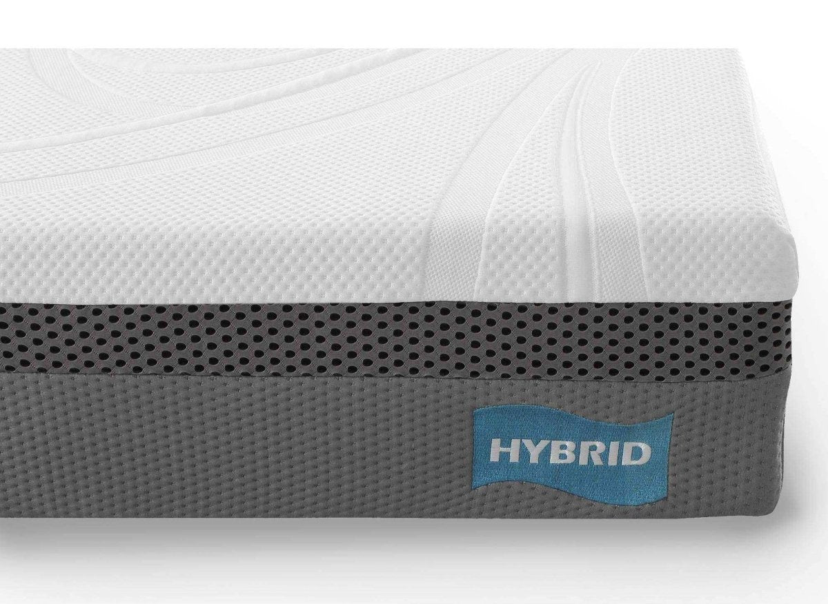 Matelas HYBRID 180 x 200 cm ressorts ensachés et mémoire de forme épaisseur 26 cm - DécoInParis