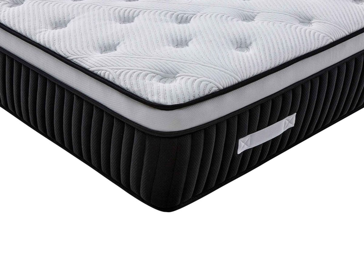 Matelas hybride mémoire de forme 160 x 200 cm épaisseur 37 cm - PILLOW - DécoInParis