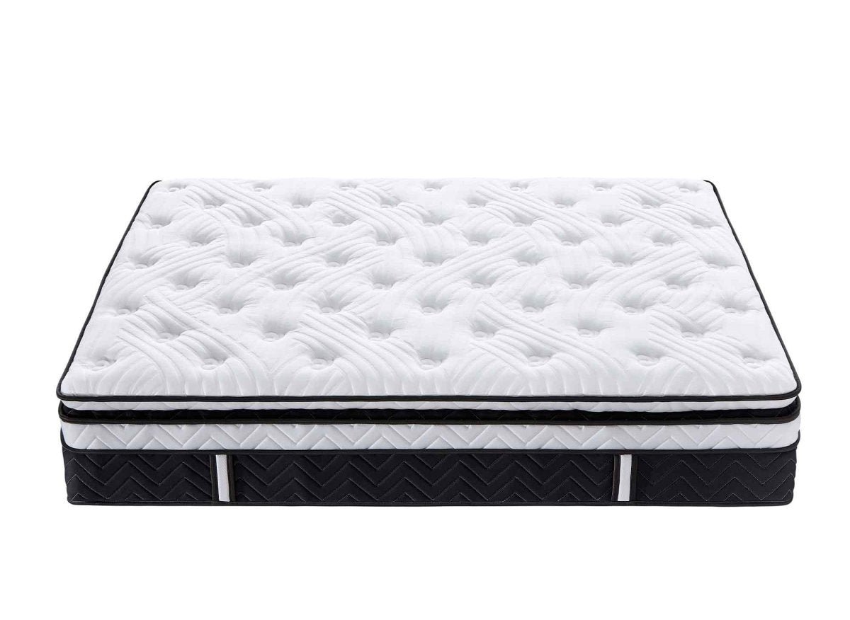 Matelas hybride mémoire de forme 180 x 200 cm épaisseur 35 cm - CLOUDY - DécoInParis