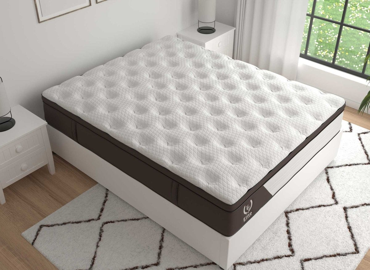 Matelas hybride mousse et ressorts ensachés 140 x 190 cm épaisseur 30 cm MANOA - DécoInParis