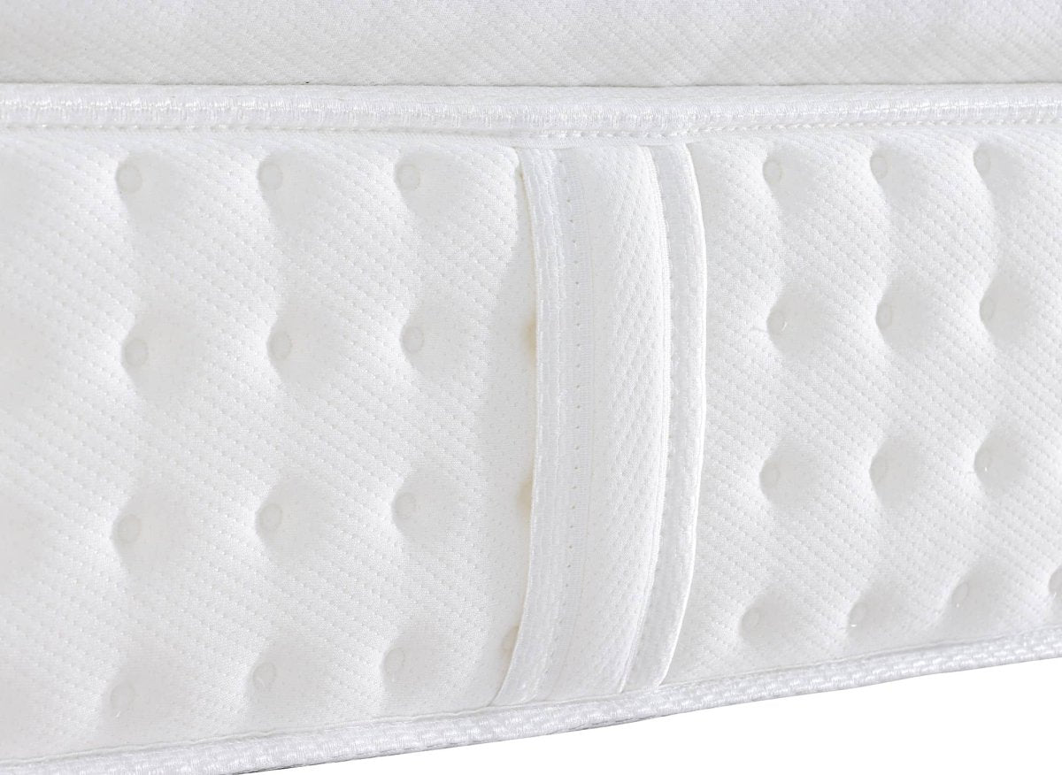 Matelas hybride mousse mémoire en gel et ressorts ensachés 160 x 200 cm épaisseur 31 cm SERENA - DécoInParis