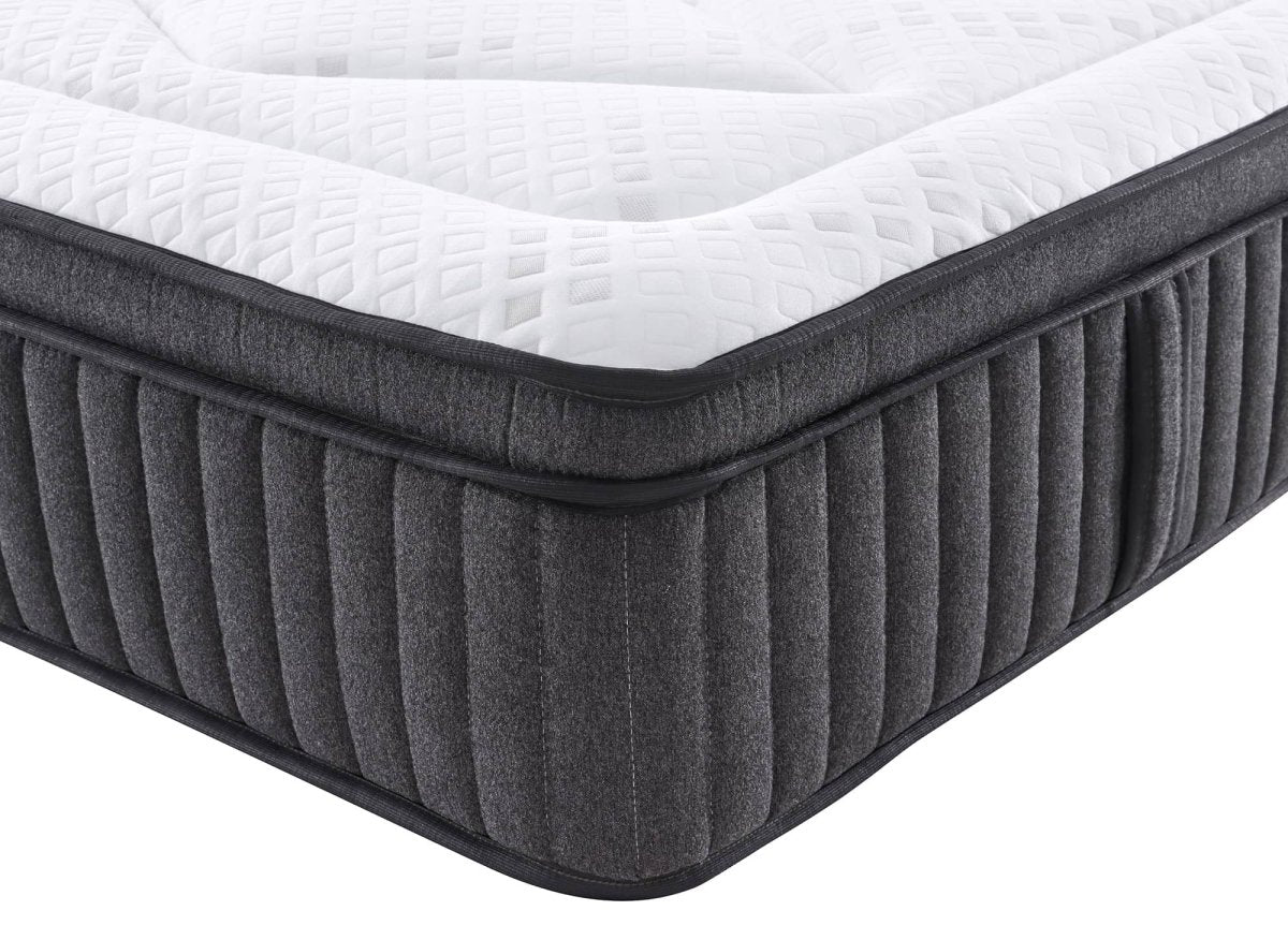 Matelas hybride ressorts ensachés 160 x 200 cm épaisseur 30 cm ASTRO - DécoInParis