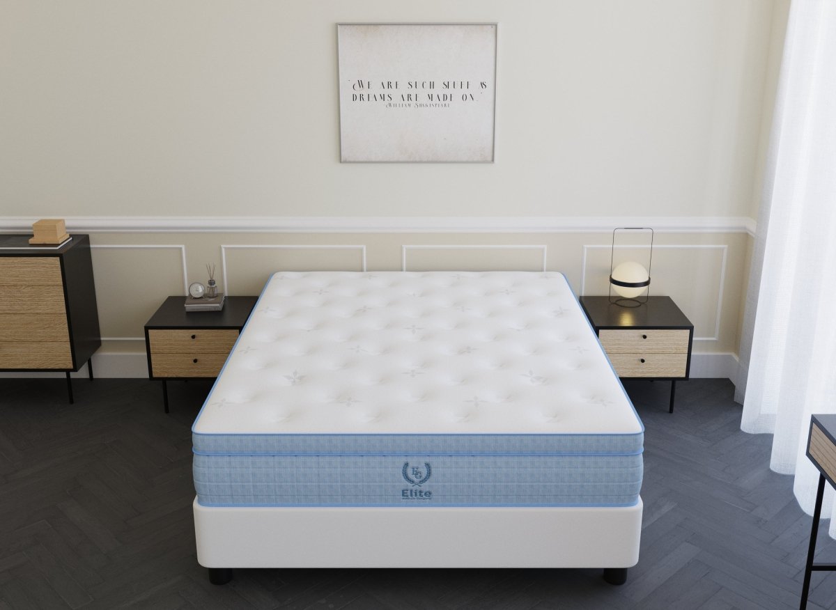 Matelas hybride ressorts ensachés 160 x 200 cm épaisseur 30 cm RAFAEL - DécoInParis