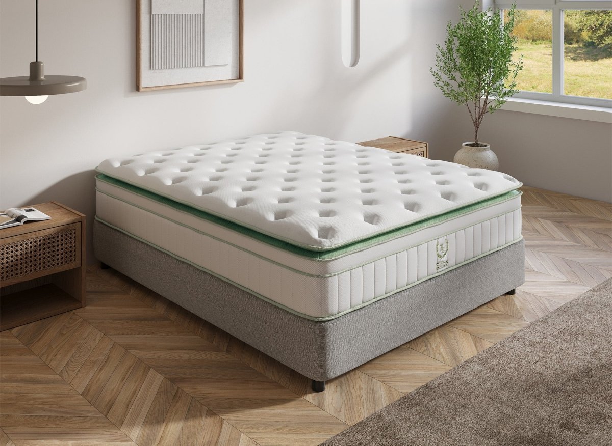 Matelas hybride ressorts ensachés 180 x 200 cm épaisseur 34 cm OSCAR - DécoInParis