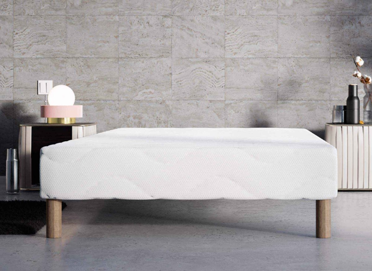 Sommier tapissier 90 x 190 cm + 4 pieds - DécoInParis